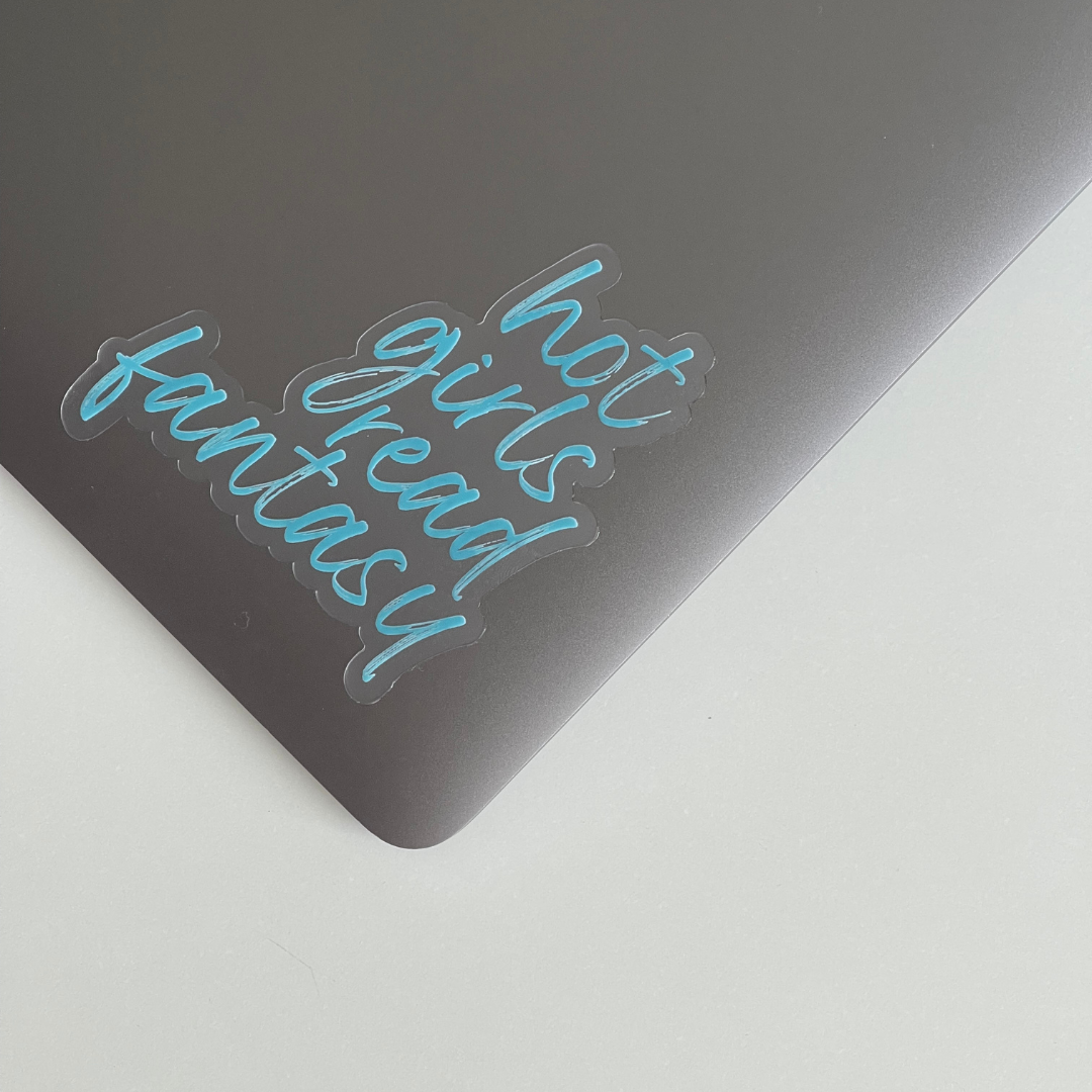 Hot Girls Read Fantasy sticker
